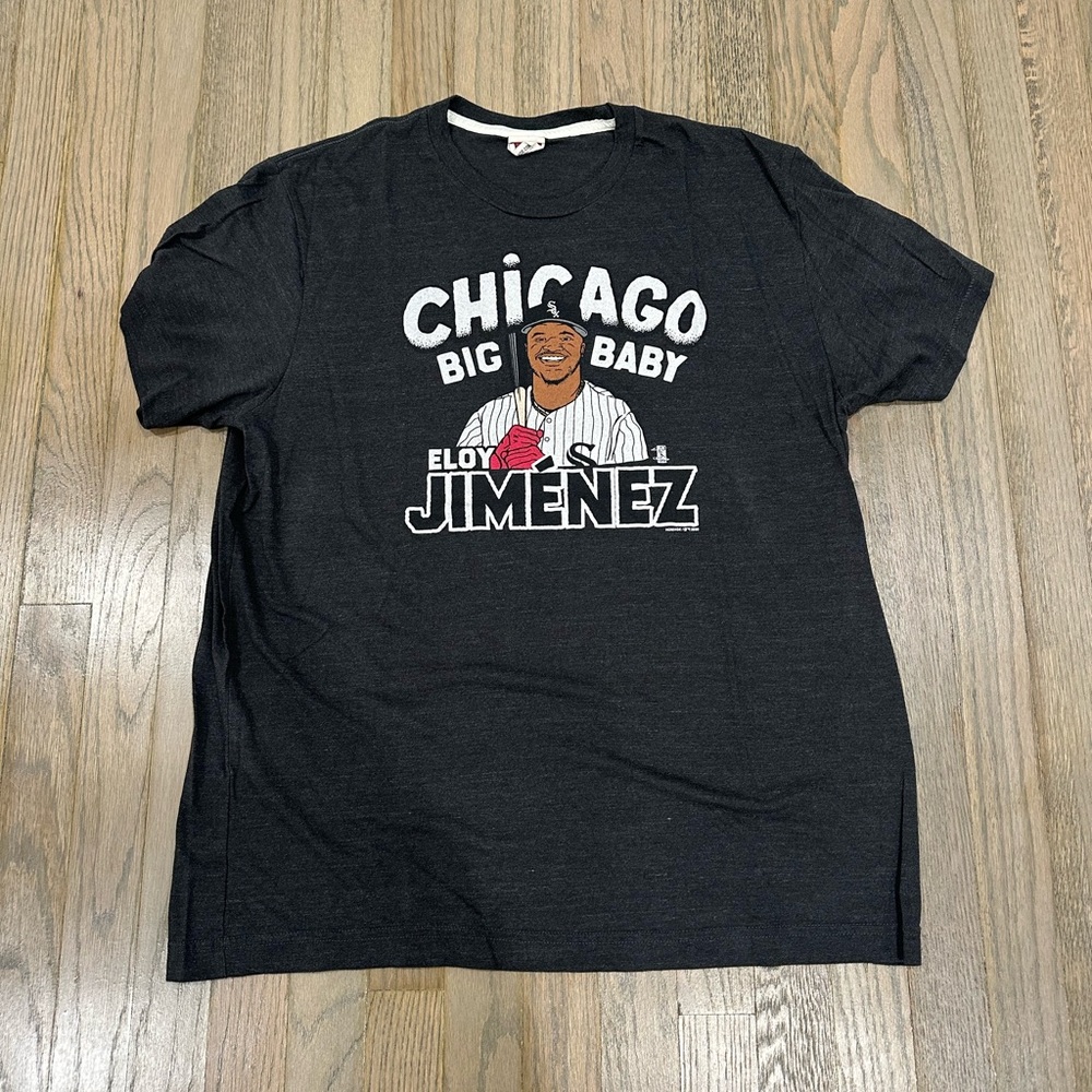 Homage Chicago White Sox Eloy Jimenez Big Baby Graphic T-Shirt - Size XL